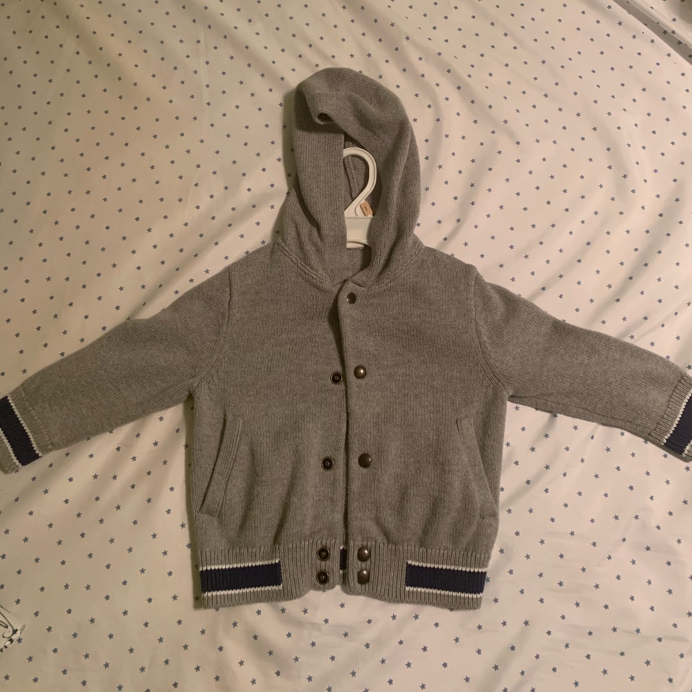 Boys button down sweater